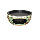 Vtg Scheurich Ceramic Table Keramik Kera Table Grill Base W. West Germany Floral