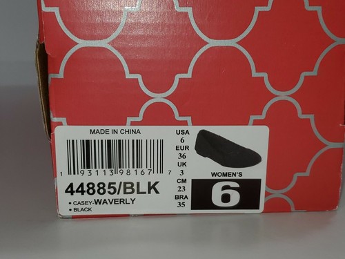 Neu im Karton! Skechers Casey Waverly Flat, 6 US, EUR 36, schwarz - Bild 10 von 10