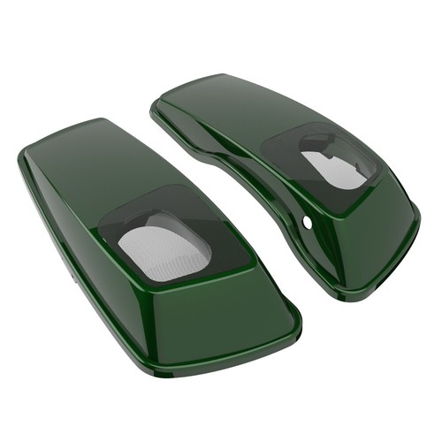 CVO Tapered Extended Stretched Saddlebags Fits Harley 2014+ KINETIC GREEN - Picture 4 of 19