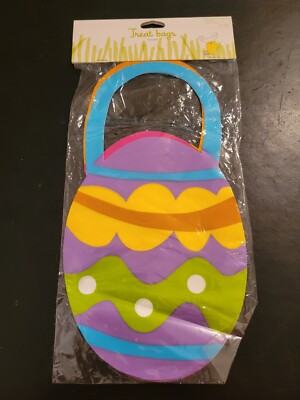 Easter Egg Basket Shaped Party Treat Bags New Package Of 10 Target