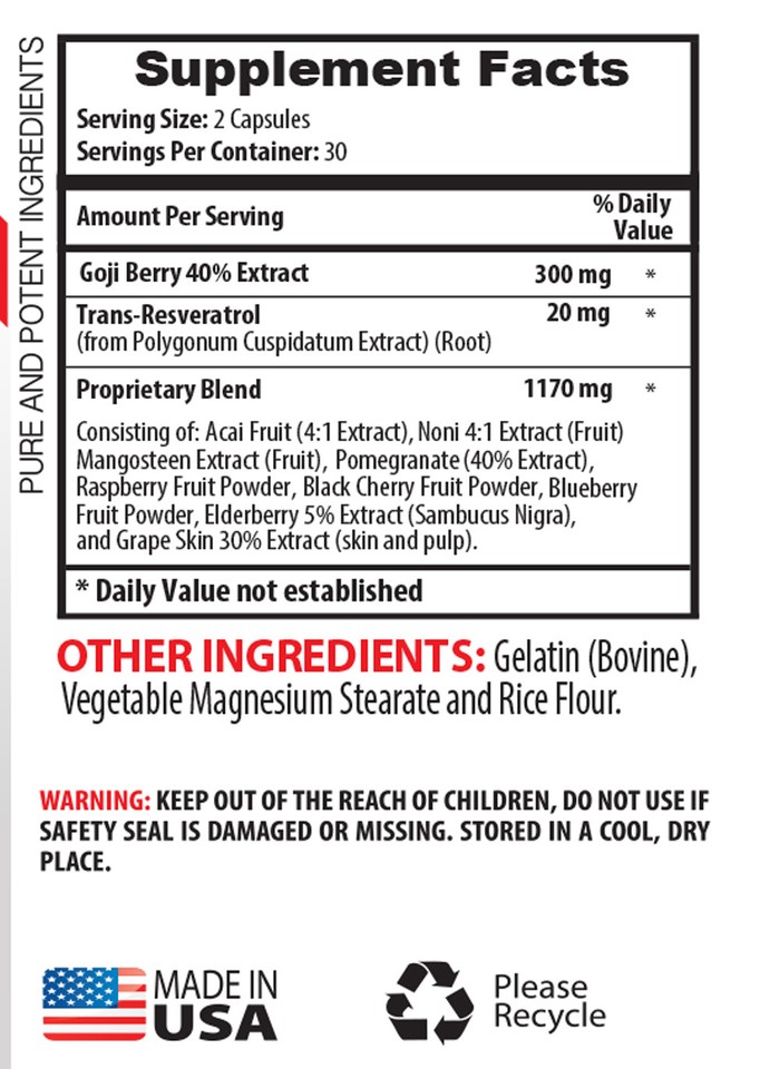 goji berry seeds Goji Berry Extract 300mg 1B eye health care