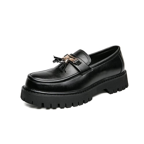 Shoes Loafers Shoes Men Wedding Shoes Shoes Slip-on Leather Increase Shoes - Picture 11 of 32