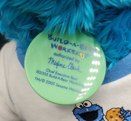Build A Bear COOKIE MONSTER With T shirt SESAME STREET Plush Talks Works - Picture 3 of 3