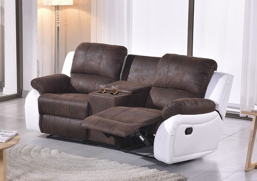 2+1 Kombination Mikrofaser, verstellbares Fernsehsofa Sessel Set, 5130-2+1-VF03 - Bild 9 von 10