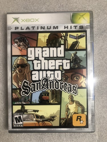 Grand Theft Auto: San Andreas Microsoft Xbox Platinum Hits - Brand New - Sealed - Picture 1 of 5