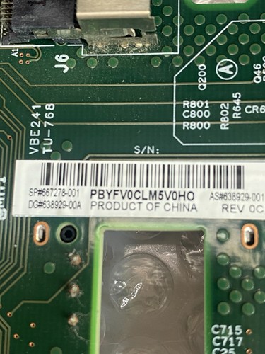 HP ML350 G8 Festplatte Backplane Board x6 LFF - 667278-001 - 638929-001 - Bild 3 von 3