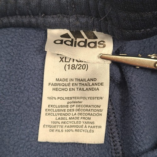Adidas Pants Boys Extra Large Blue Joggers Comfort Active Outdoors Big Kids - Picture 8 of 9