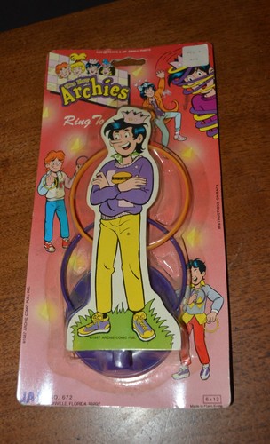 1987 JA-RU Archie Comics The New Archies Ring Lanzamiento Juego Jughead Veronica Reggie - Imagen 1 de 5