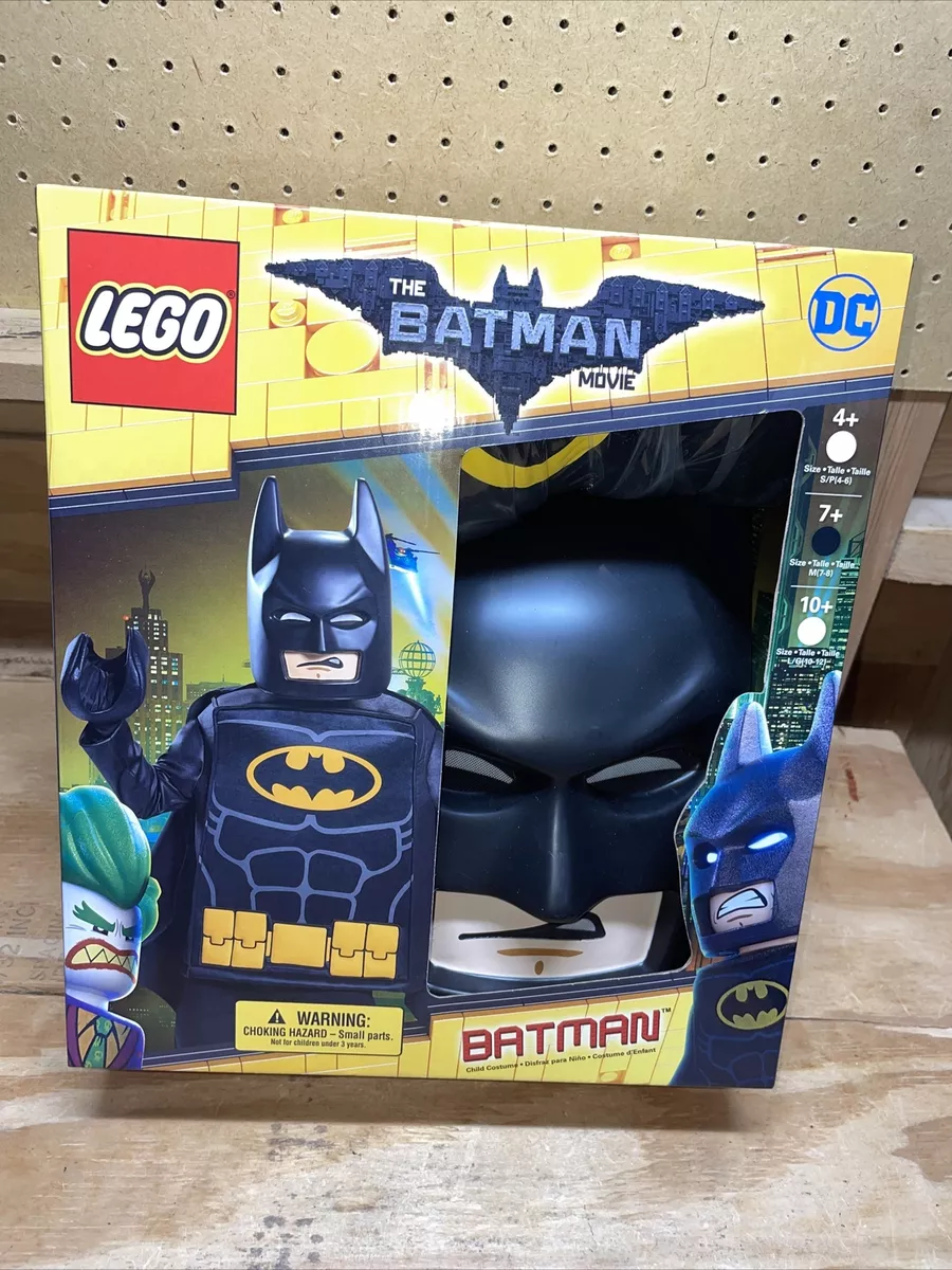 Disfraz Lego Batman Movie 2 Talla 4/6 Y Talla 10-12 Niñ@s