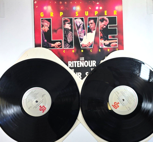 GRP Super Live LP album Vinyl record Live compilation 1988 on GRP - Picture 2 of 16