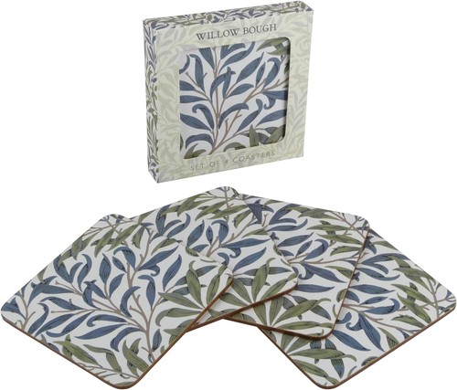 Set of 4 Coasters Gift Boxed Monet Van Gogh Butterfly Tea Coffee Cup Coaster - Picture 66 of 71