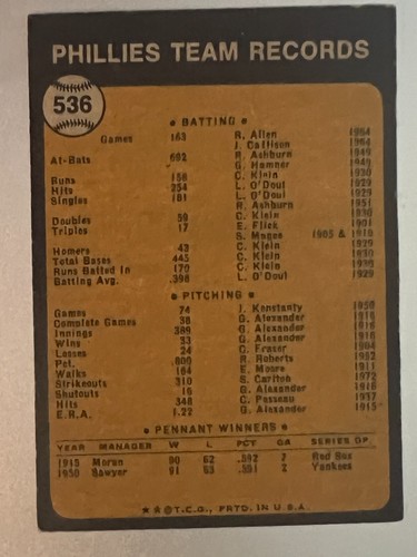 1973 Topps Baseball Singles - Elige tu tarjeta - Completa tu conjunto - Números altos - Imagen 81 de 501