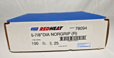 25-PACK Norton RED HEAT Norgrip 100 GRIT 5-7/8” Dia P100 662610-78094