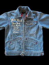 Gold Rush Outfitters Kids Denim Jacket Pinstripe Emroidered KIDS 4