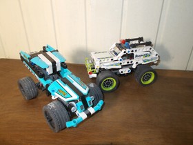 LEGO TECHNIC LOT 42047 Police Response Car + 42059 Stunt Truck 