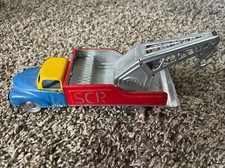 VINTAGE TIN TOY FRICTION WRECKER SERVICE TOW TRUCK SSS MADE IN JAPAN
