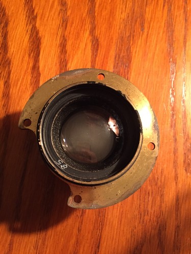 5 Zoll f/4 Messing Objektiv altes Vintage Ross London Weitwinkel Xpress Objektiv - Bild 7 von 12