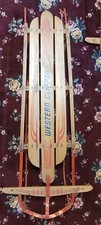 Vintage Western Clipper Snow Sled