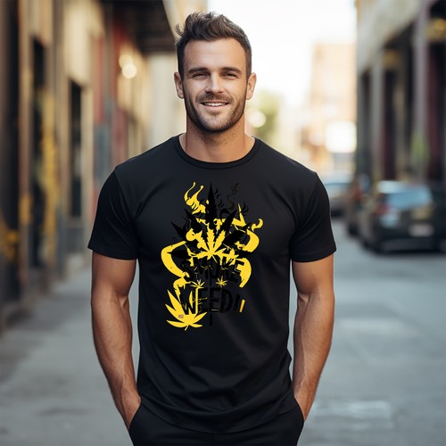 Camiseta "Weed Hemp_92" - ¡Abraza a tu hippie interior! 100 % algodón orgánico, unisex - Imagen 9 de 40