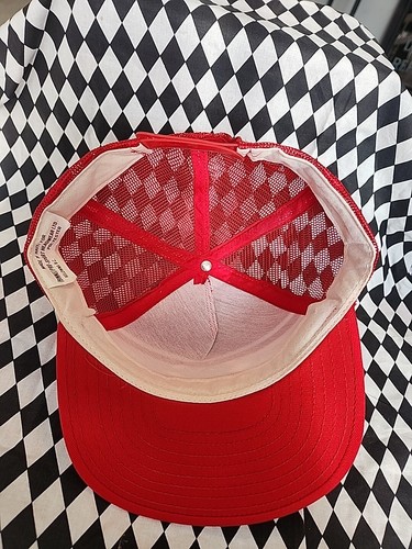 Vintage Super Stripe 80s Cincinnati Reds MLB Snapback Hat Mesh Snap Back Bins - Bild 4 von 7