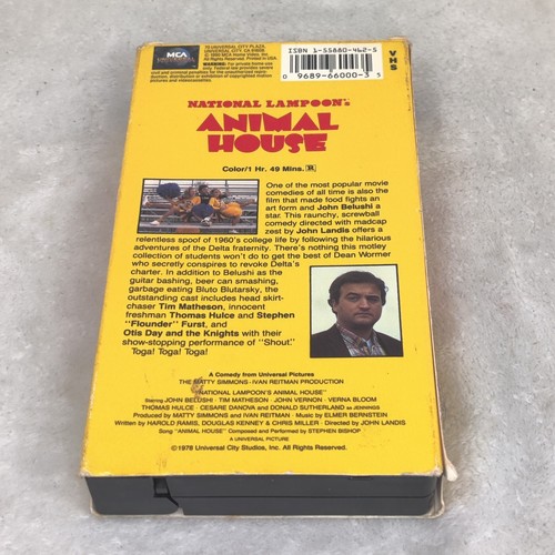 National Lampoon's Animal House (1978) (VHS, 1990) - Picture 2 of 5