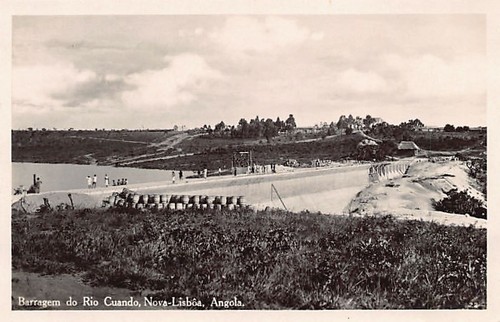 Angola - HUAMBO Nova-Lisbôa - Cuando river dam - Ed. A. Filipe & Ca. Lda., Nova- - 第 1/2 張圖片