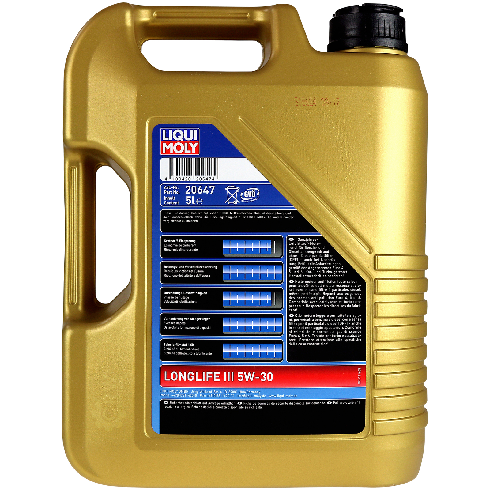 ZESTAW INSPEKCYJNY FILTR LIQUI MOLY OIL 5L 5W-30 do Peugeot Bipper AA_ 1.4-pokaż oryginalną nazwę Ograniczony zapas