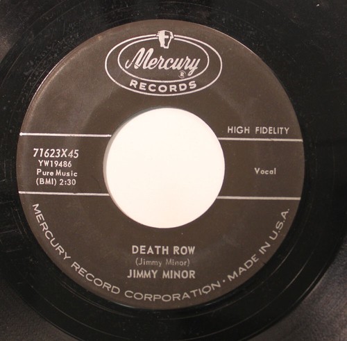 Rockabilly - 45 JIMMY Minor - Death Row / So Doggone Einsamer Auf Mercury