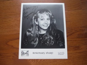 Rosemary-Sharp-Autographed-8x10-Photo-Hand-Signed-PERSONALIZED-Country