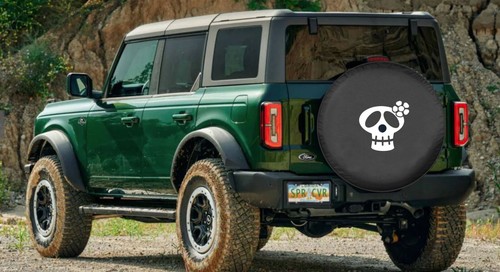 Brawny Girly Skull - 35" - US Made SpareCover® Brand - Made for Bronco Sasquatch - Picture 6 of 6