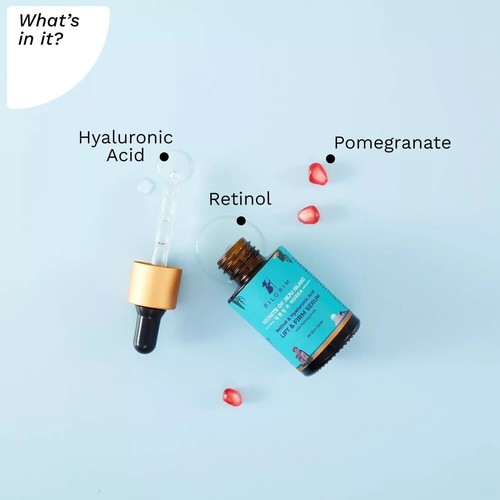 PILGRIM Korean 0.5% Retinol 1% Hyaluronic Acid Lift & Firm Anti Aging Serum 30ml - Picture 3 of 5
