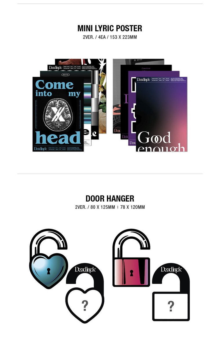 Xdinary Heroes - Deadlock [2 ver. SET] 2Album+2Posters+Free Gift