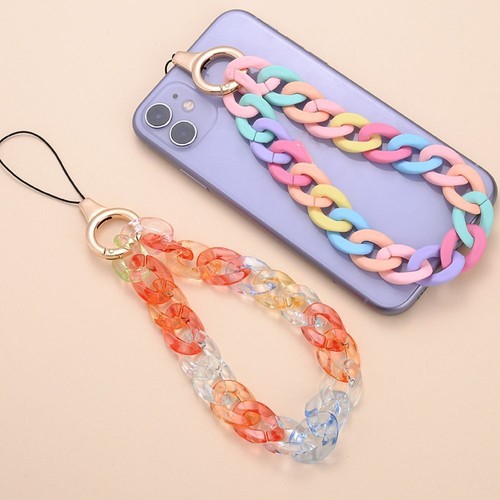Acrylic Cell Phone Lanyard Jewelry Accessories Mobile Phone Chain Phone Strap