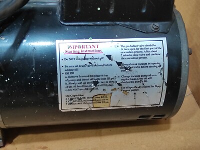 Marathon Electric SCS 95106340 Pump 7QH48C17D437B P FR-48Z