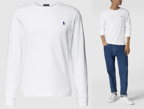 Polo Ralph Lauren Longsleeve Shirt T-shirt Sweatshirt Pullover Logo Tee Pony XXL - Picture 2 of 21