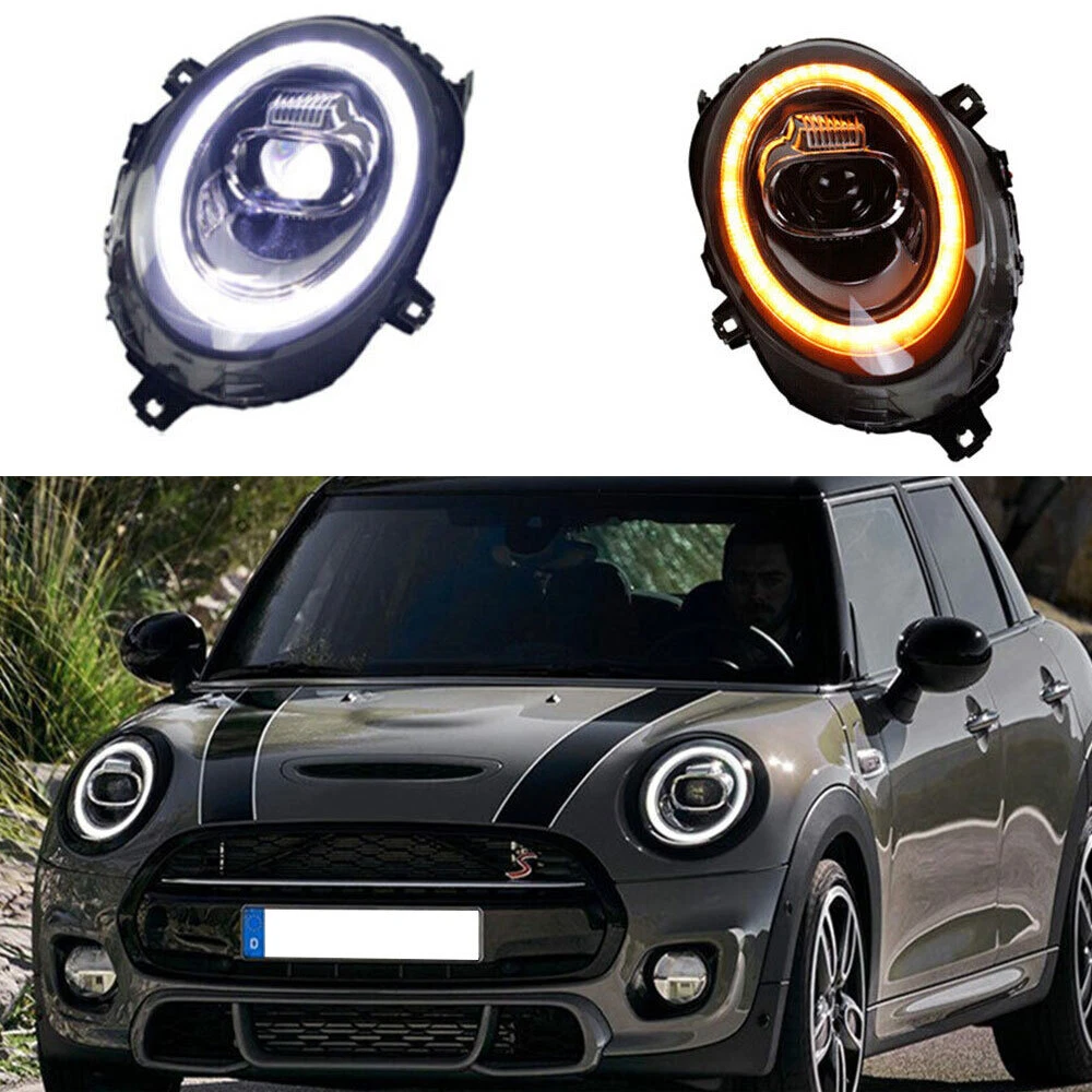Upgrade Led Headlights Assembly Dynamic Turn Signal For BMW MINI