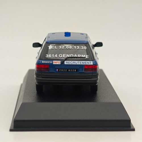 Norev 1/43 Renault 21 Nevada 1992 Gendarmerie France Diecast Modellautos blau - Bild 7 von 7