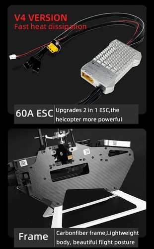 Fly Wing FW450L V3 6CH GPS 3D Hovering Auto Return RC RTF Hubschrauber 2 Akku - Bild 19 von 30