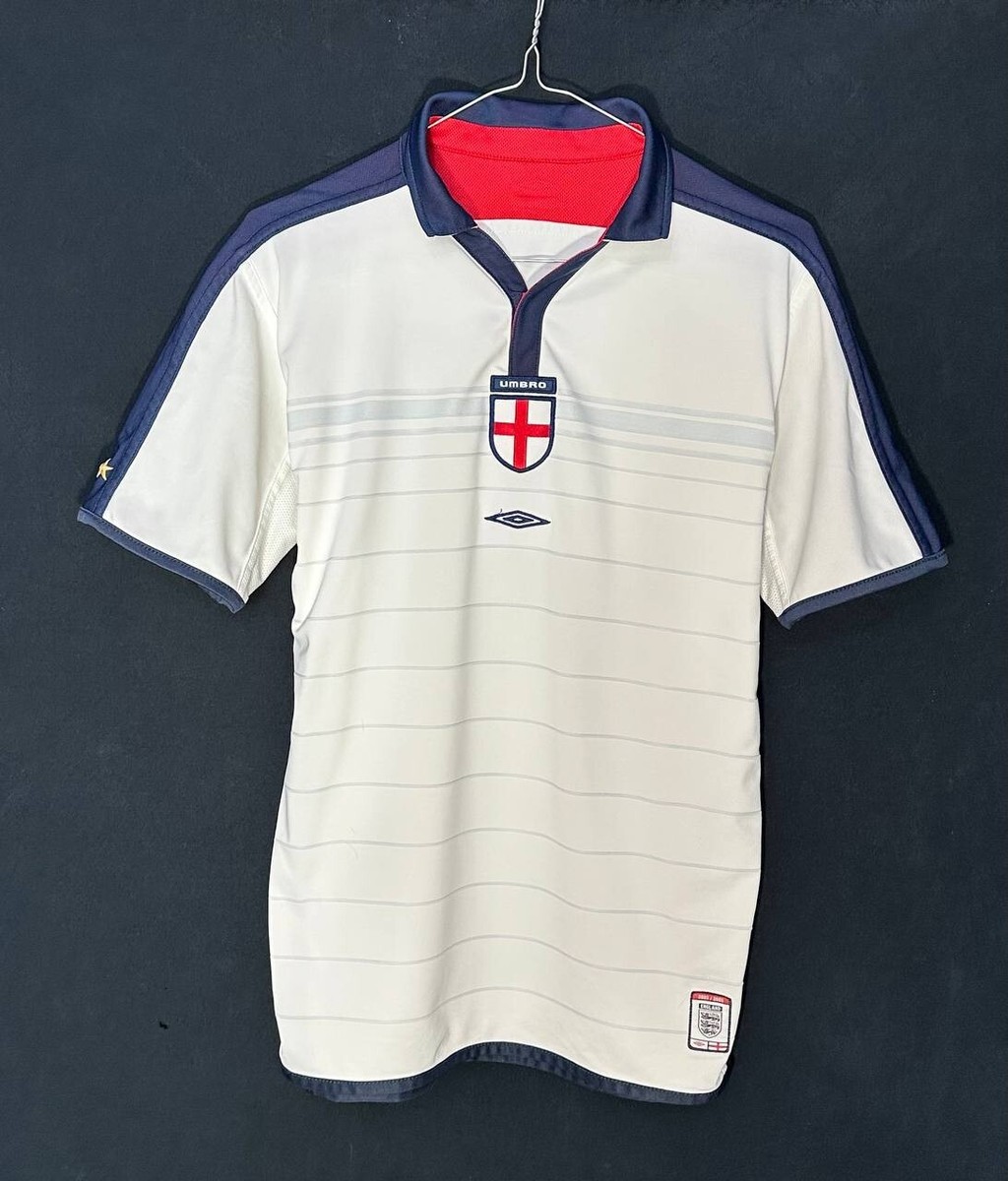 England 2003 - 2005 home on 2 sides Football Shirt jersey