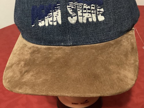 Vintage Penn State Nittany Lions Netzteil Druckknopflasche Denim Mütze Baseballkappe JJ Dallas Neu! - Bild 3 von 8
