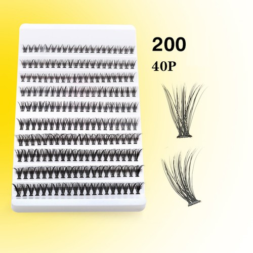 Women Makeup Tool Fiber False Lash Safe Eyelashes Set Exceptional Quality Curl - Picture 12 of 14