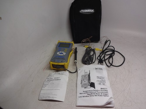 Omega Rh511 - w9 Handheld Temp/Rh/Ir/Tc Multi-Meter Logger - Picture 1 of 10