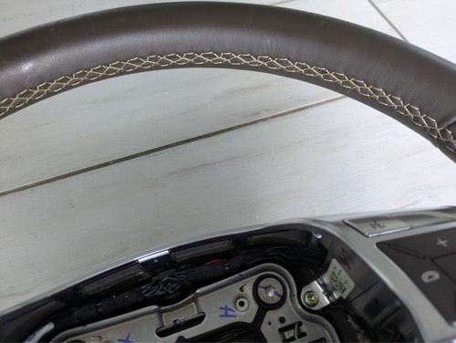 Leather Steering Wheel for Mercedes-Benz G63 G65 ML350 ML400 ML550 GL450 Class - Picture 11 of 24