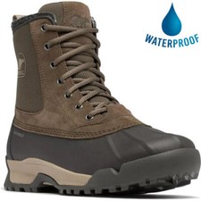 Sorel Buxton Lite WP Mens Brown Waterproof Walking Snow Ankle Boots Size 8-13