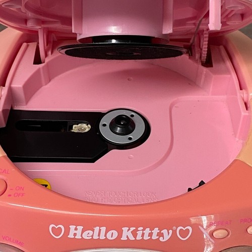 2001 Hello Kitty CDG Karaoke Machine HK101 CD Player Missing PowerCord Microphon - Picture 4 of 9