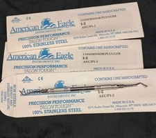 Lot Of 3 American Eagle Instruments Dental Condensor Pluggers AEC/P1-2