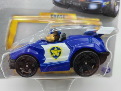 Paw Patrol The Movie Chase Blue Police Car True Metal Vehicle NEW FREE SHIPPING - Picture 2 of 4