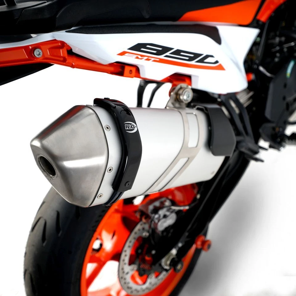 R&G Racing Black Exhaust Protector Scorpion Serket Exhaust EP0012BK - Image 2 of 4