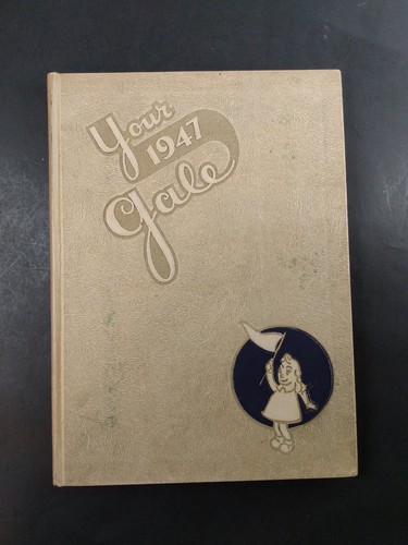 Vintage 1947 Gale Yearbook Knox College Galesburg Illinois