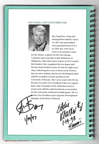 KODAK HULA BOWL BOOK Bell Davis Dickerson Griese Mack Shaw Swann x13 AUTOGRAPHED - Picture 10 of 11